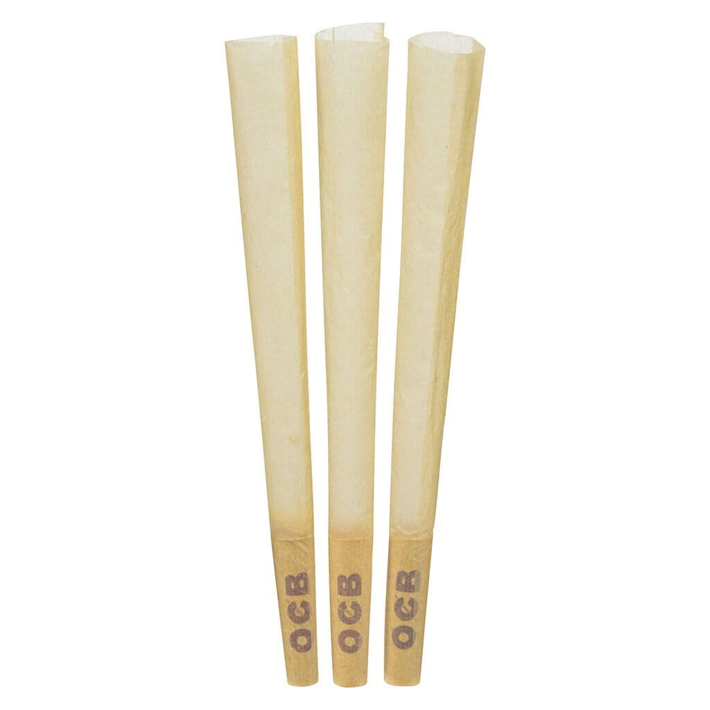 OCB - OCB Virgin Unbleached Cones KS - 3 Pack