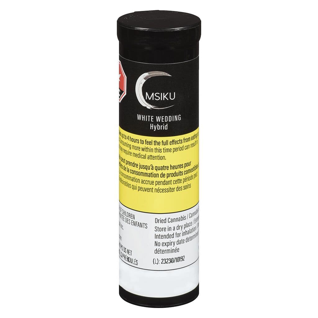 Msiku - White Wedding (Wedding Cake X GSC) Pre-Rolls - 3x0.5g