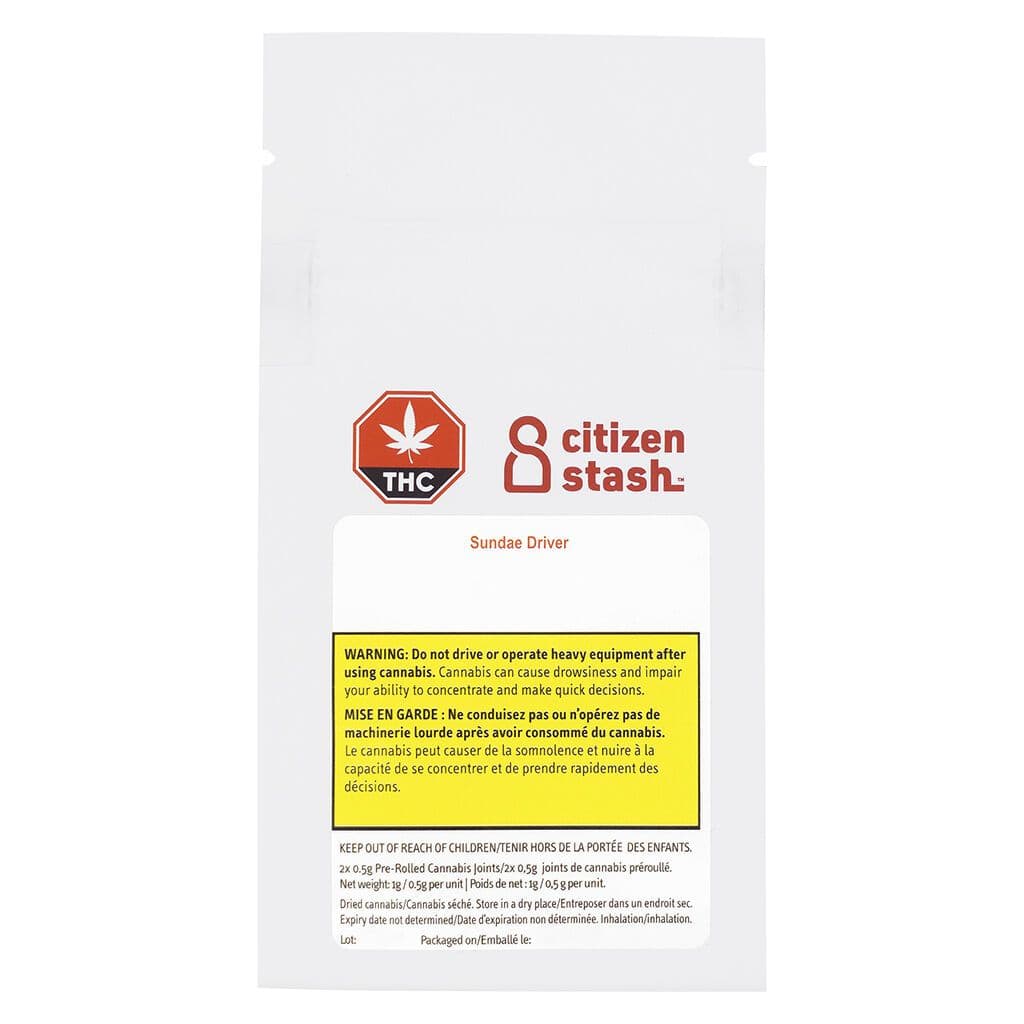 Citizen Stash - Sundae Driver (Fruity Pebbles x Grape Pie) Pre-Rolls - 2x0.5g