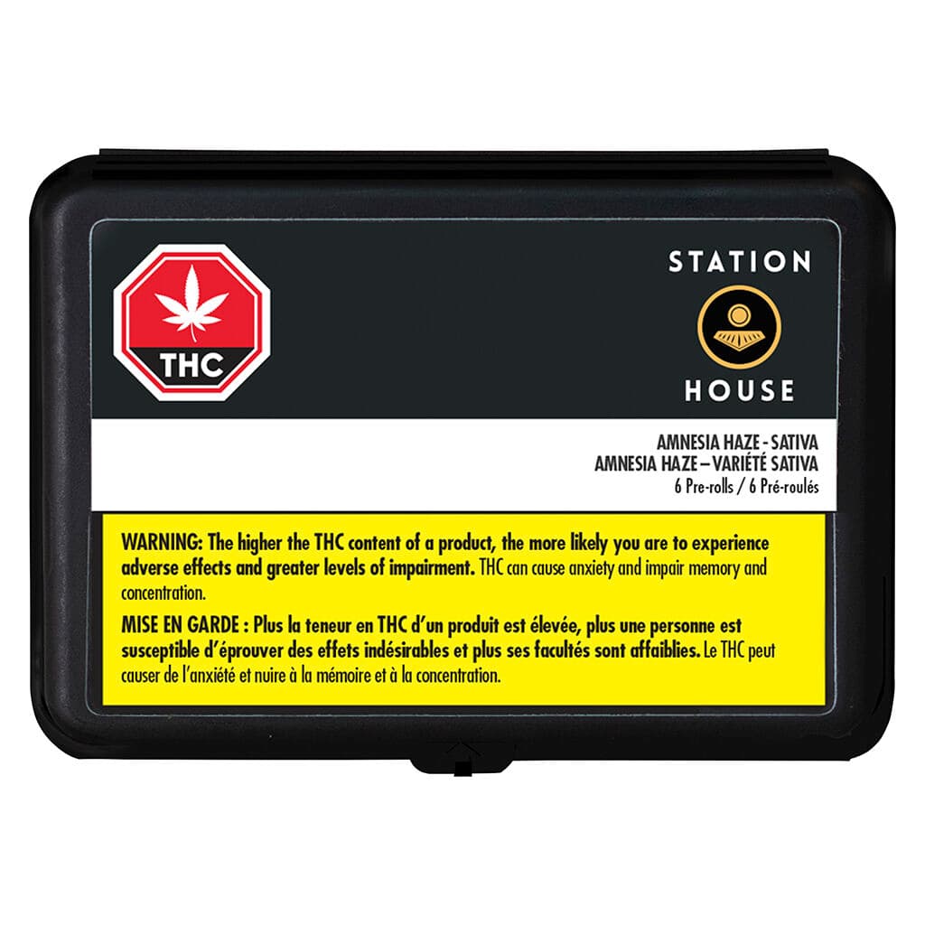 Station House - Amnesia Haze (Jack Herer X Cinderella) Pre-Rolls - 6x0.5g