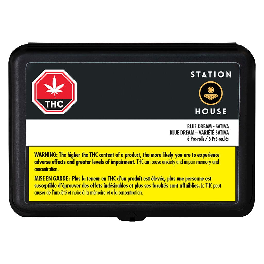 Station House - Blue Dream (Blueberry x Haze) Pre-Rolls - 6x0.5g