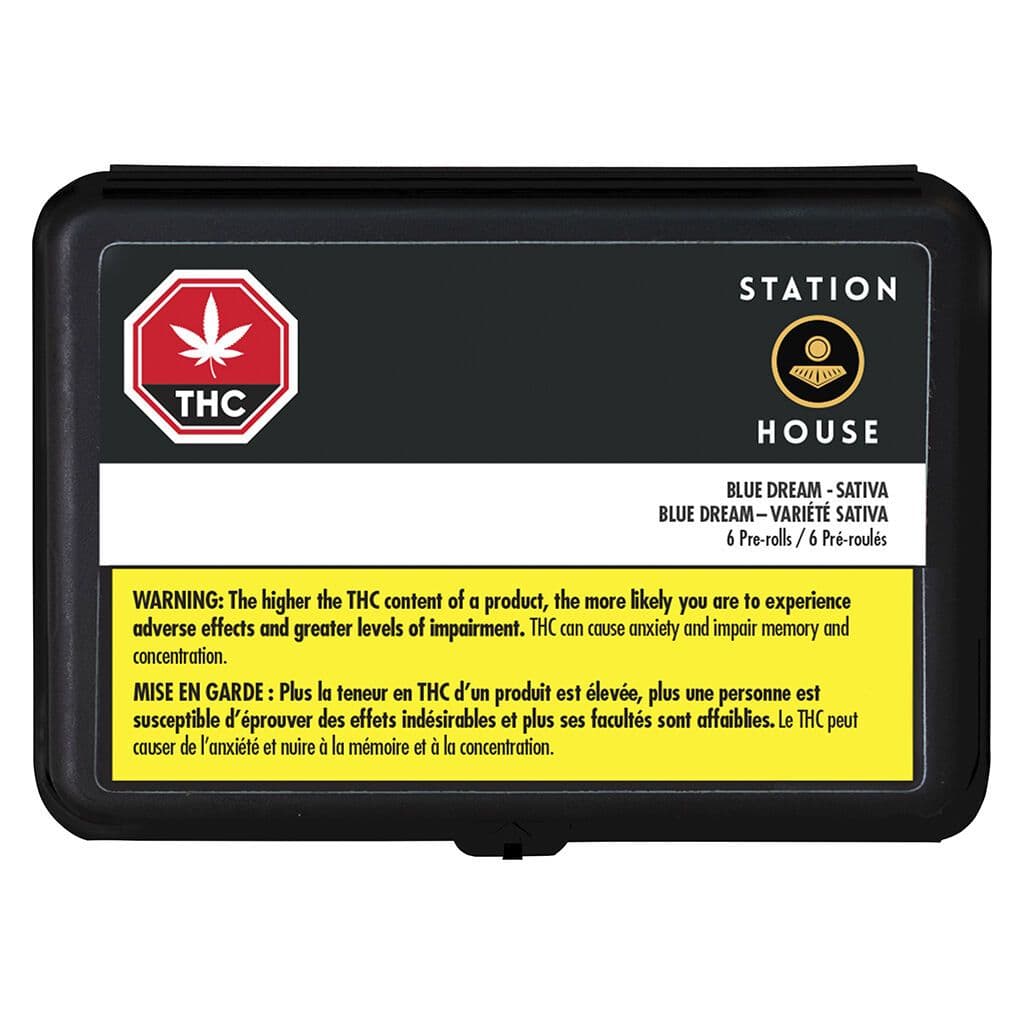 Station House - Blue Dream (Blueberry x Haze) Pre-Rolls - 12x0.5g