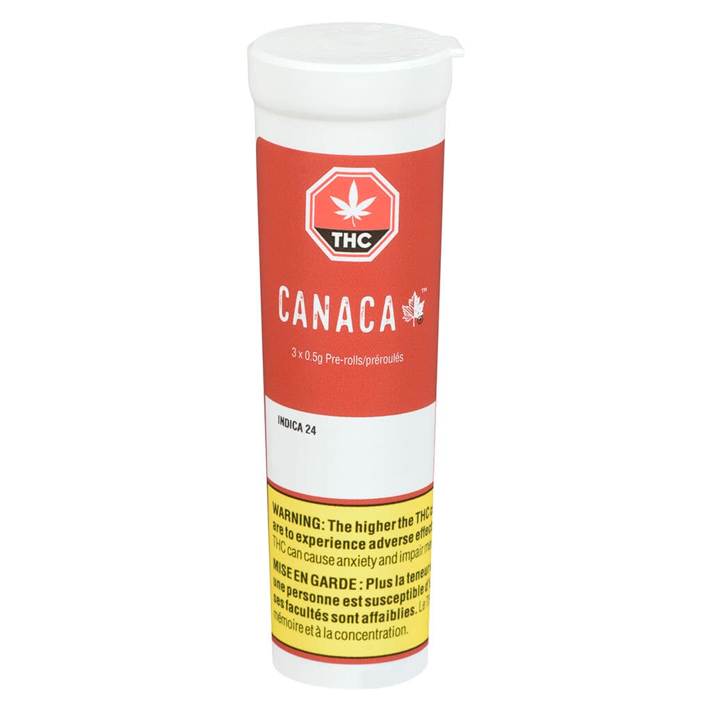 Canaca - Indica 24 Pre-Rolls - 3x0.5g