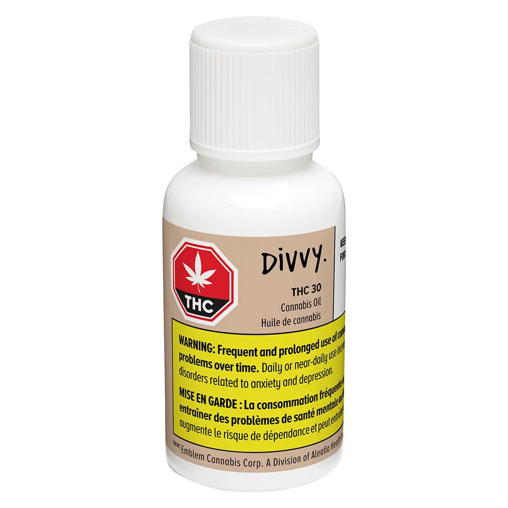 Divvy - THC 30 Oil - 30ml