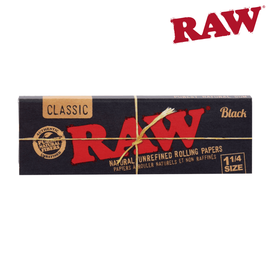 Raw Black 1.25 Papers
