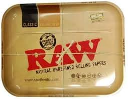 Raw Metal Rolling Tray - Large