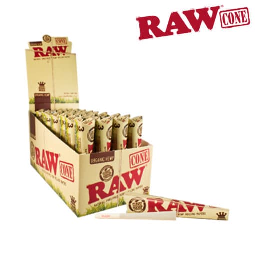 RAW ORGANIC PRE-ROLLED CONES KING SIZE- 3 Pack