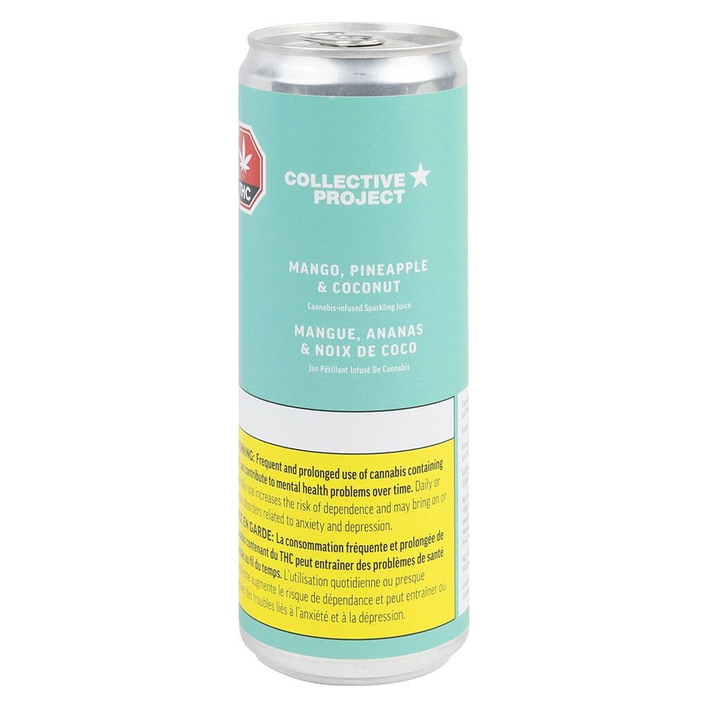 Collective Project - Mango Pineapple & Coconut Sparkling Juice - 355mL