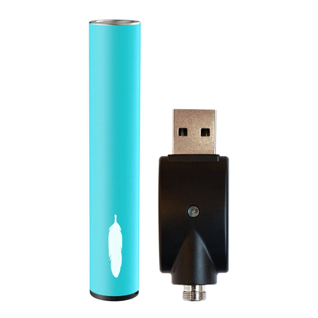 Feather - Premium 510 Thread Battery and Charger - Blue