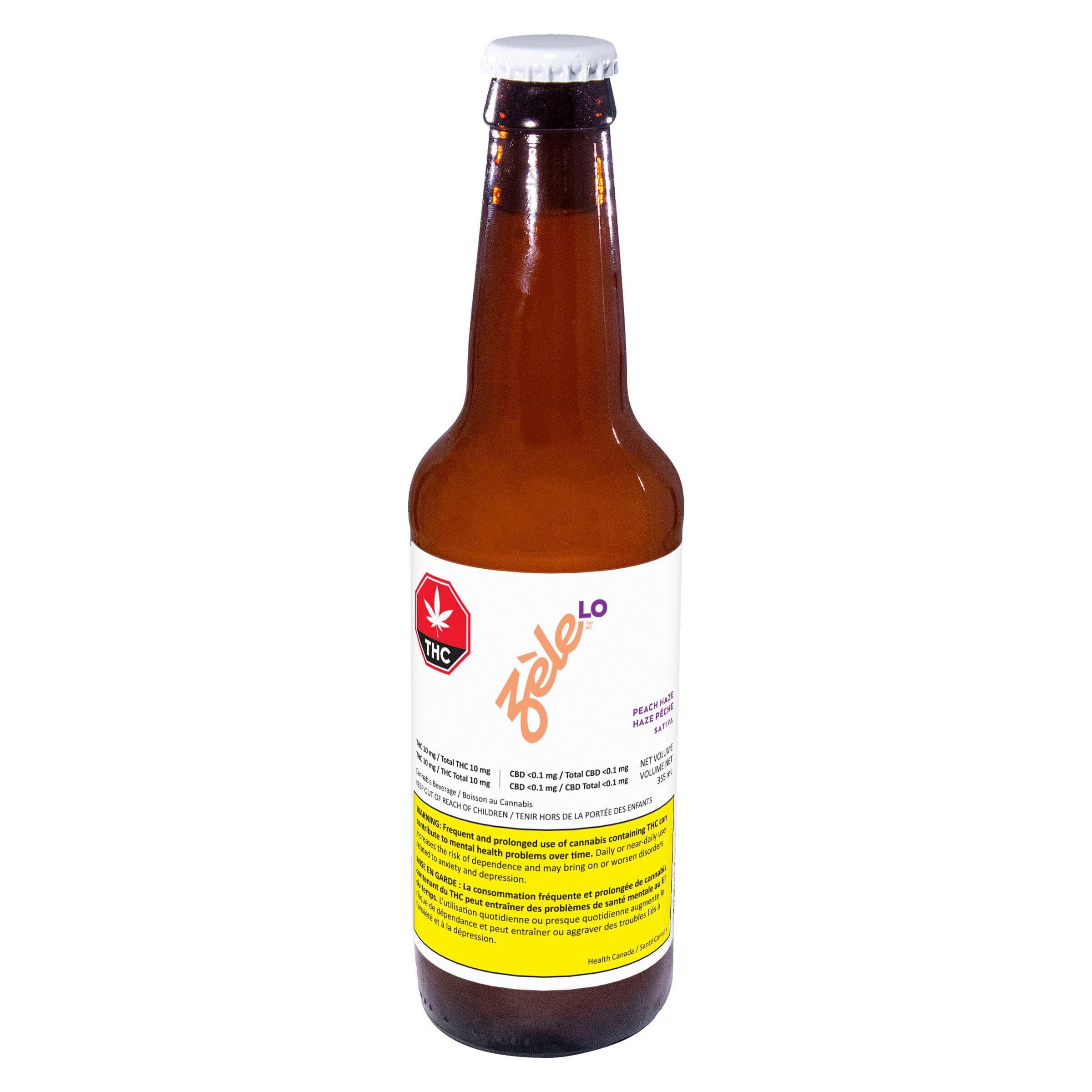 Zele - Peach Haze Sativa Craft Soda - 355ml