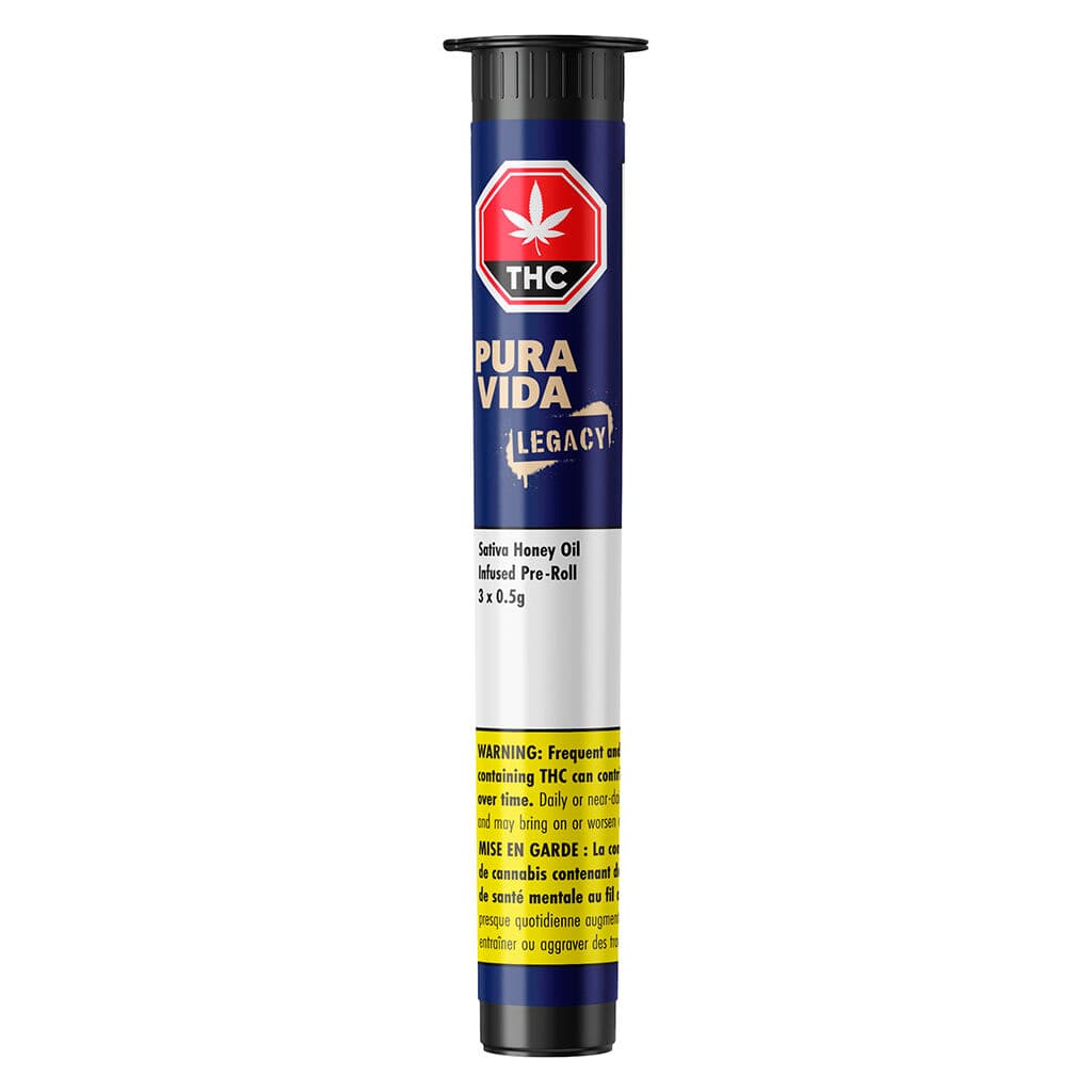 Pura Vida - Sativa Honey Oil Infused Pre-Roll - 3x0.5g