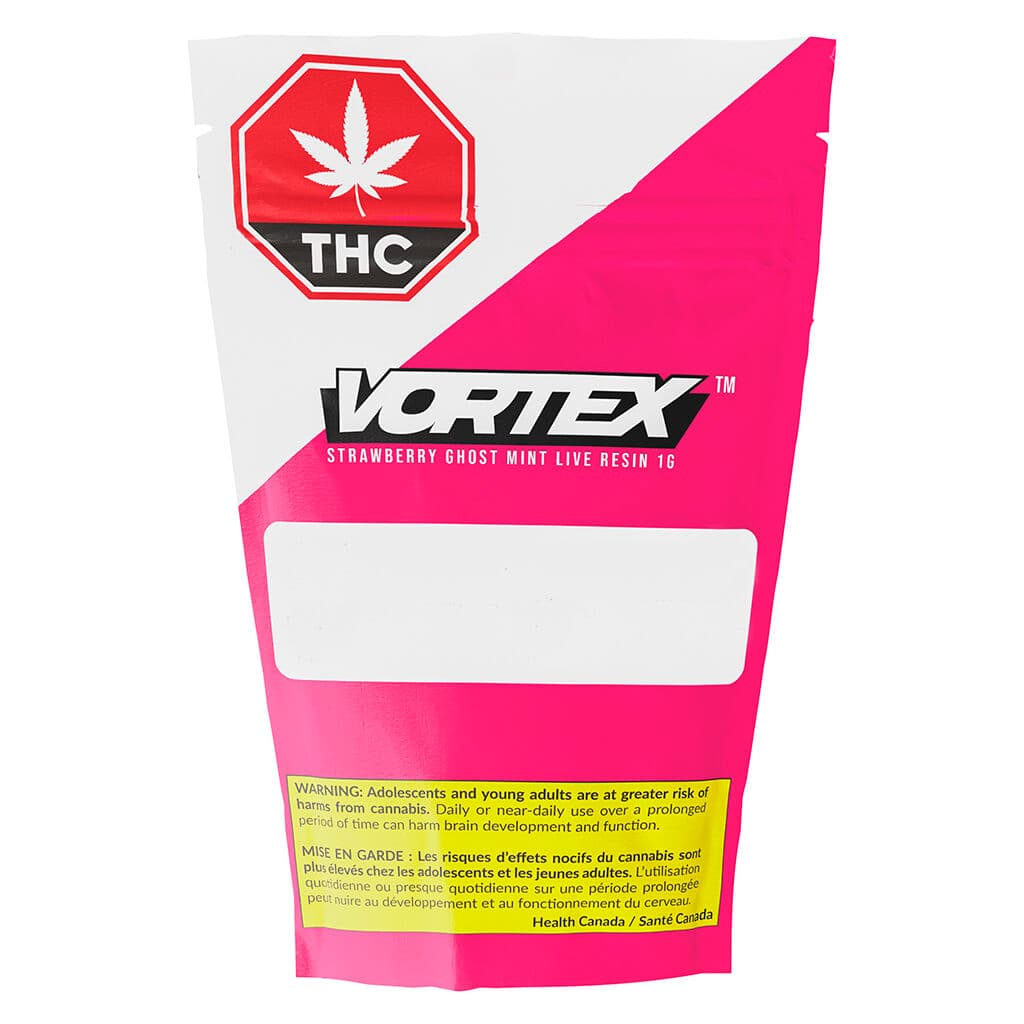 Vortex - Strawberry Ghost Mint Infused Live Resin (510 Cartridge) - 1g