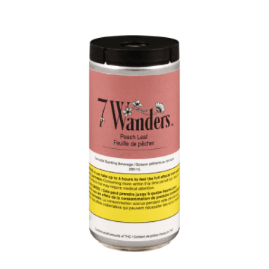 7 Wanders - Peach Leaf CBD Cannabis Sparkling Beverage - 269mL