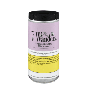 7 Wanders - Lavender Blackberry CBD Cannabis Sparkling Beverage- 269mL