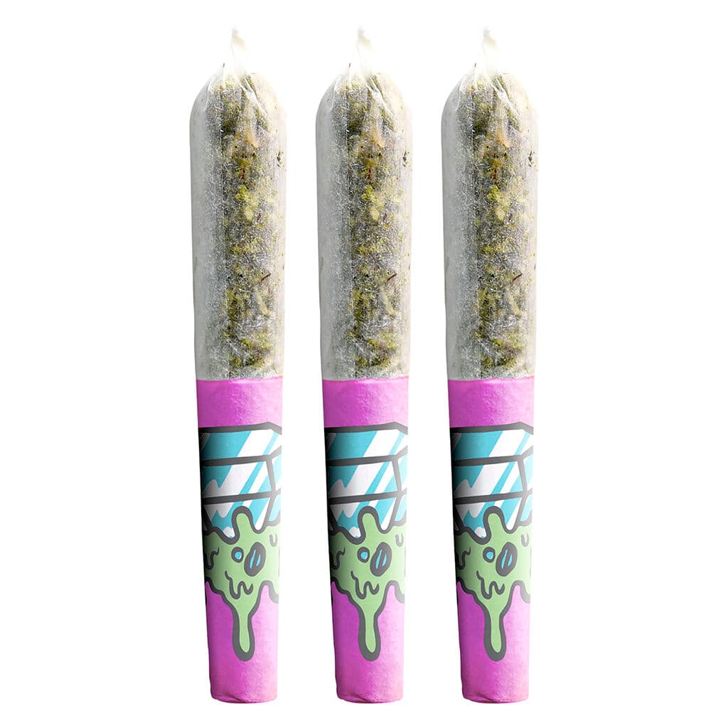 Rizzlers - Diamond Handz Peachy Queen Diamond Infused Pre-Rolls - 3x0.45g