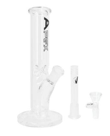 APEX 9" 5mm Glass Bong Straight