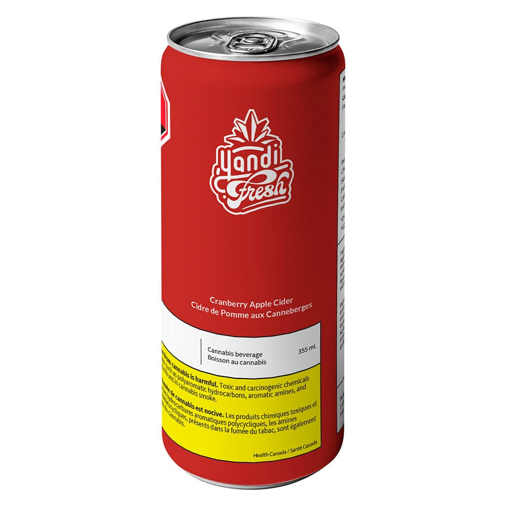 Province Brands - Yandi Fresh Cranberry Apple Cider - 355mL