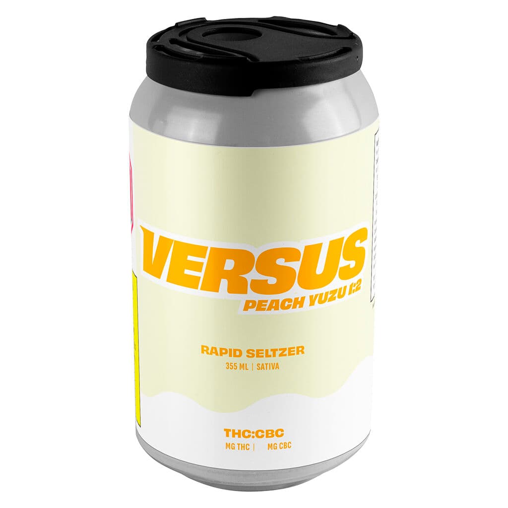 Versus - Peach Yuzu 1:2 THC/CBC Rapid Seltzer - 355mL