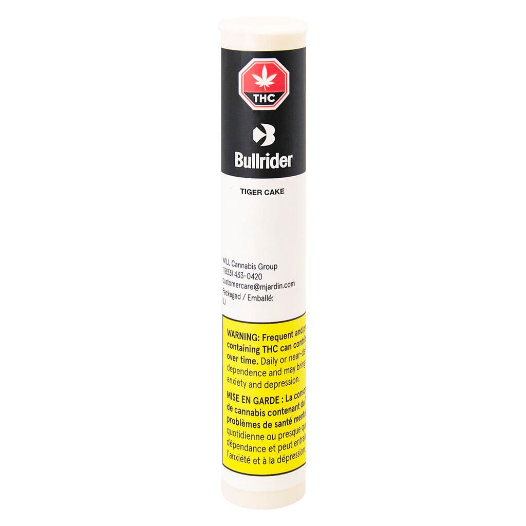 Bullrider - Tiger Cake Pre-Roll - 1x1g