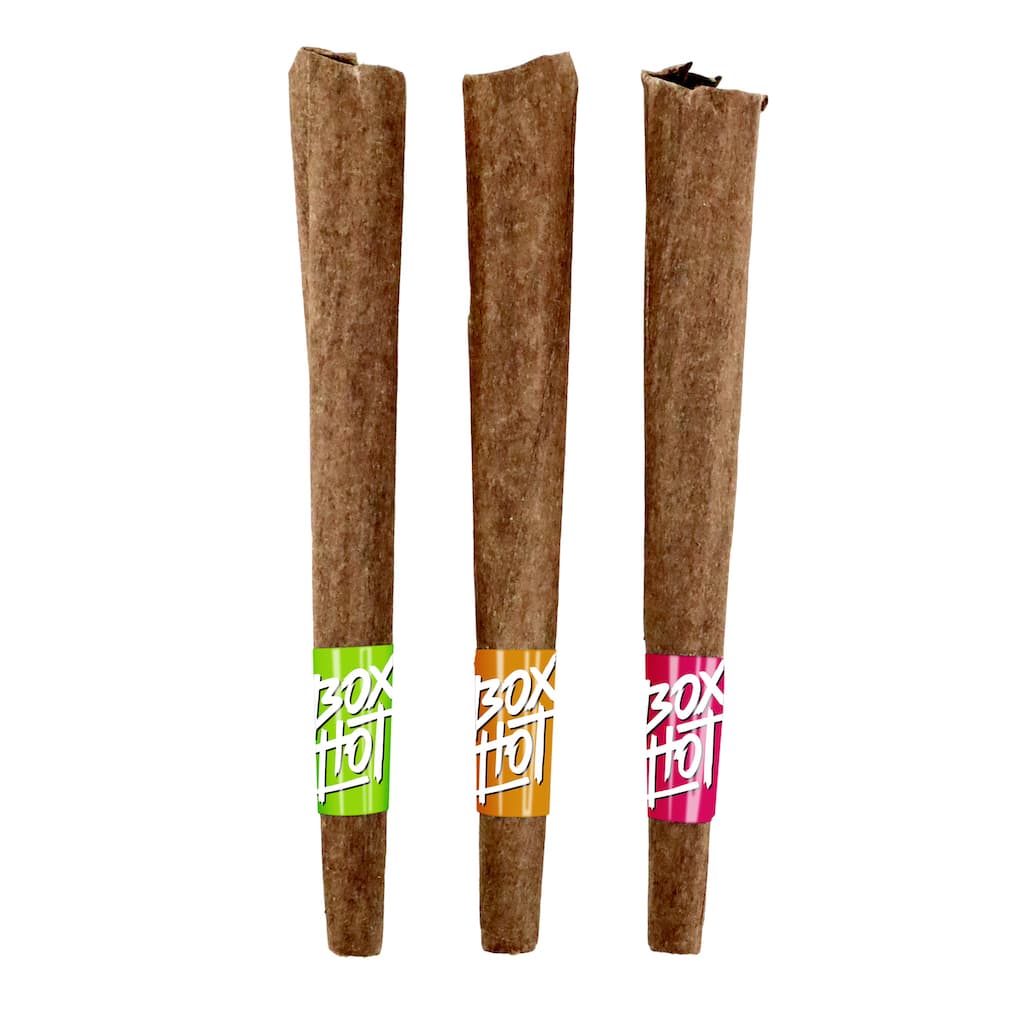 BoxHot Fatties - Trifecta of Blunt Smoking Power Infused Blunts - 3x1g