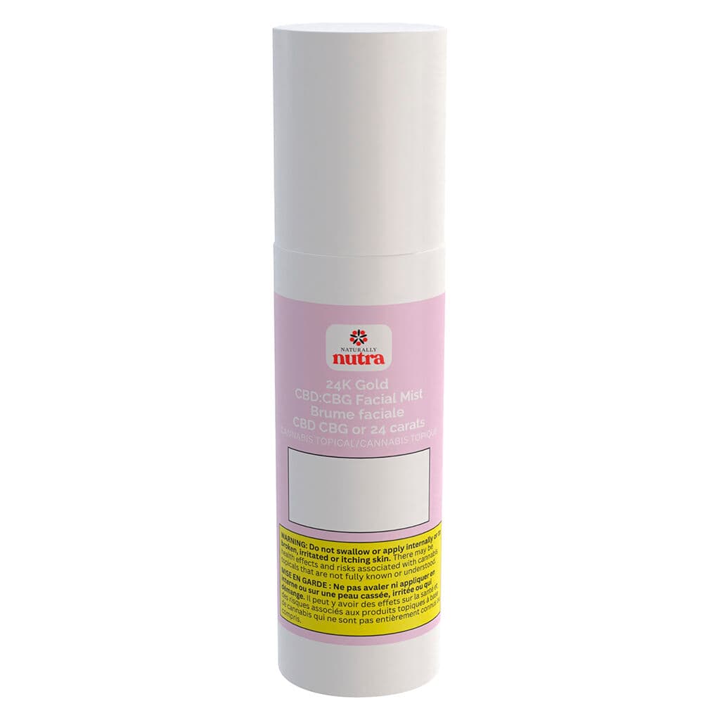 Naturally Nutra - 24K Gold CBD:CBG Facial Mist - 60ml
