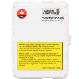 General Admission - Distillate Infused Pre-Roll Taster Pack - 3x0.5