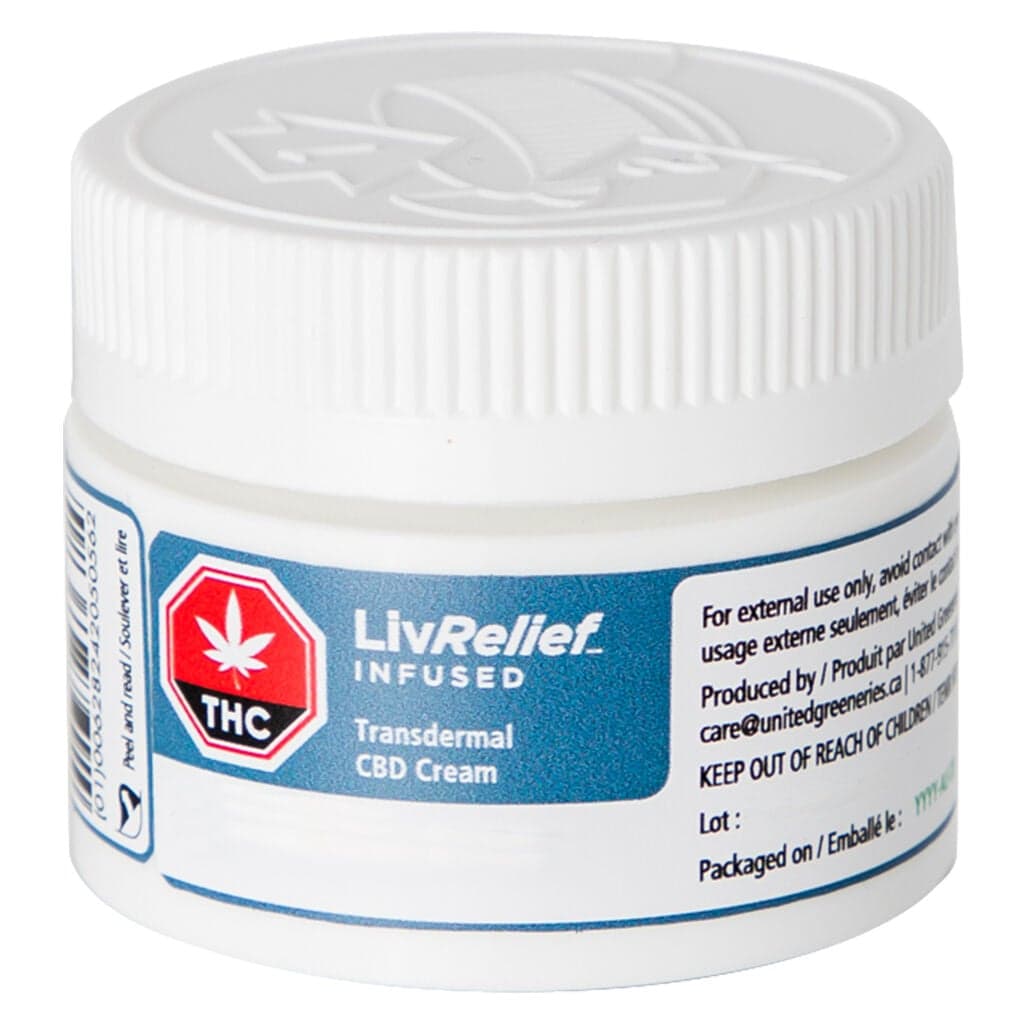 LivRelief - Transdermal CBD Cream - 50g