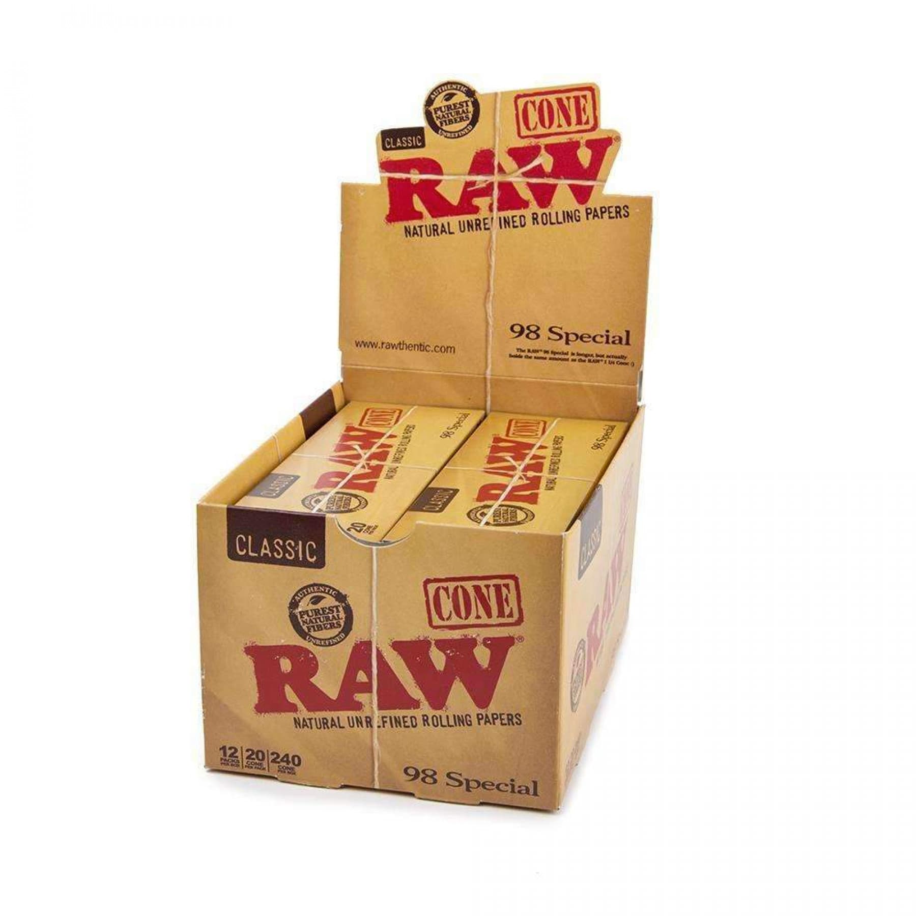 Raw Classic 98 Special Cones 20 pack