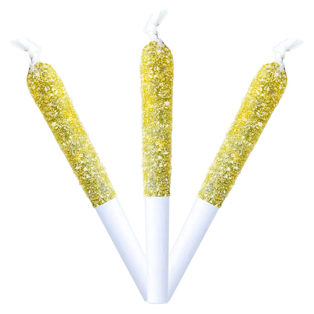 Adults Only - Promiscuous Peach NSFW Diamond Coated Infused Pre-Rolls - 3x0.5g