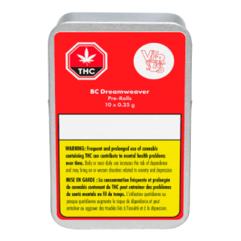 Versus - BC Dreamweaver Pre-Roll - 10x0.35g