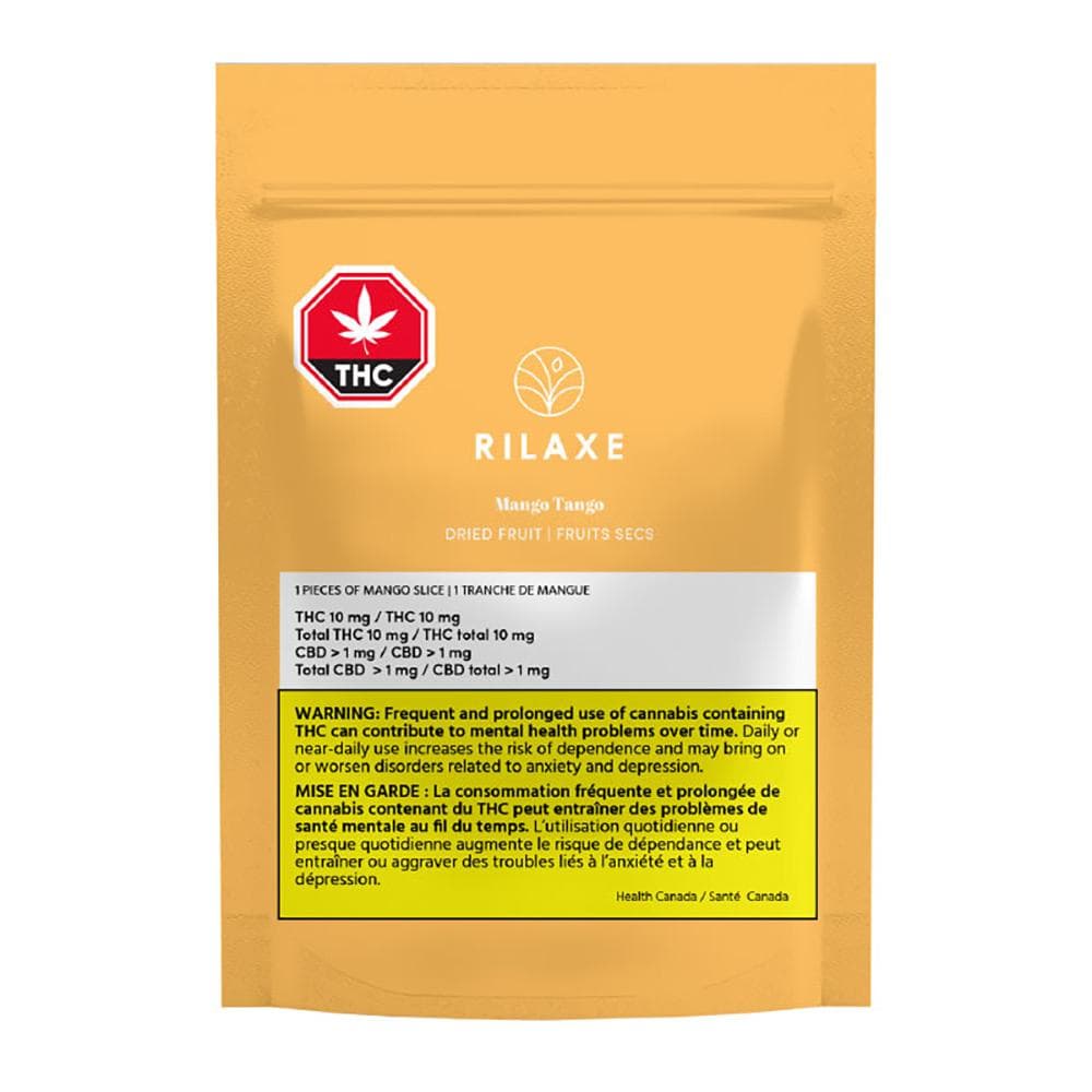 Rilaxe - Mango Tango THC-Infused Dried Fruit - 1 Pack