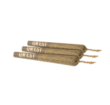 Qwest - Sour Tangie Diamond Infused Pre-Rolls - 3x0.5g