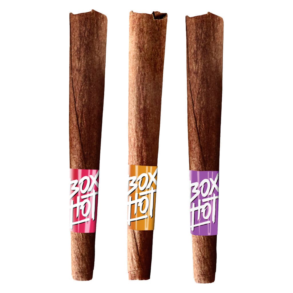 Boxhot - A Trifecta of Half Gram Blunt Smoking Power Infused Blunts - 3x0.5g