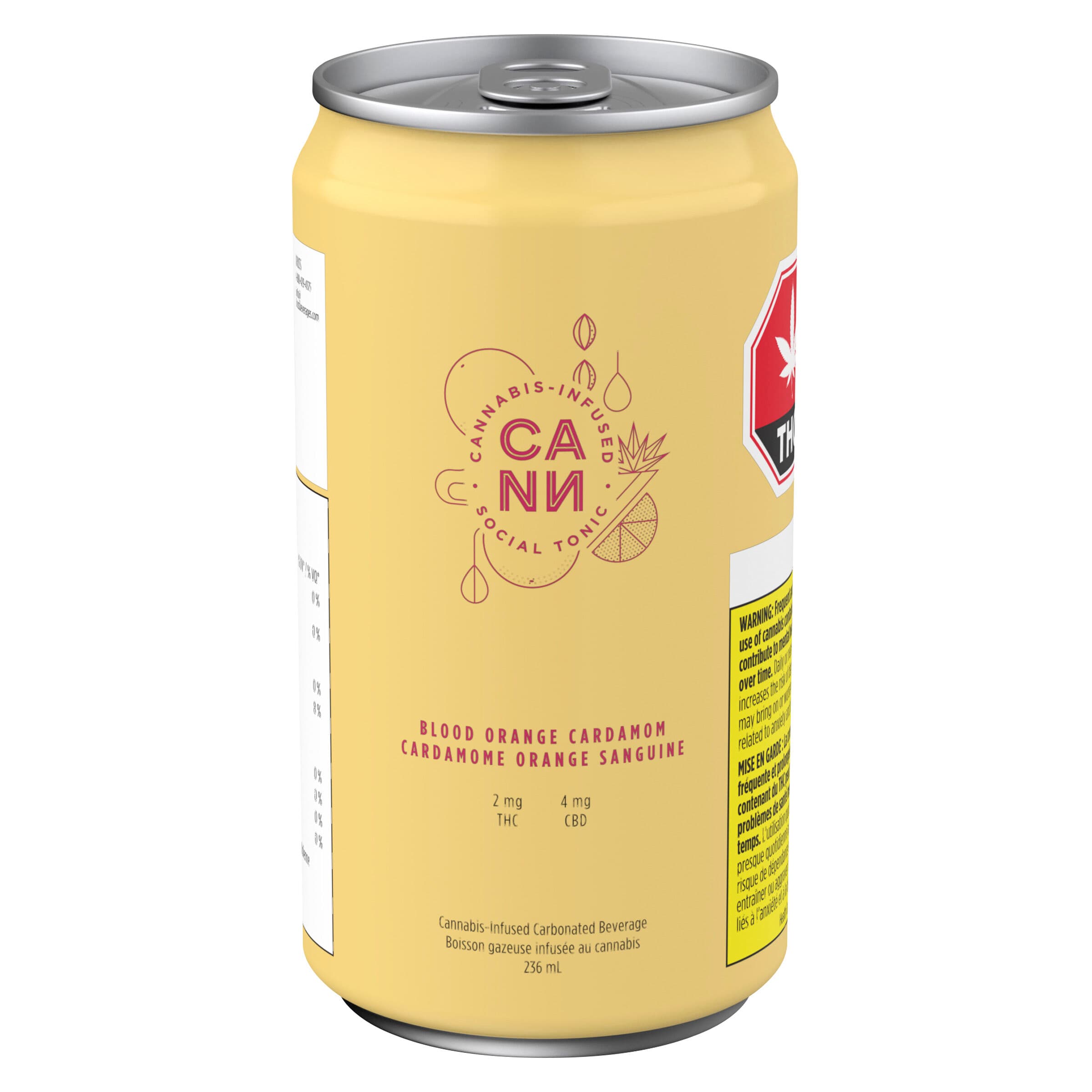 Cann Social Tonic - Blood Orange Cardamom - 4 pack
