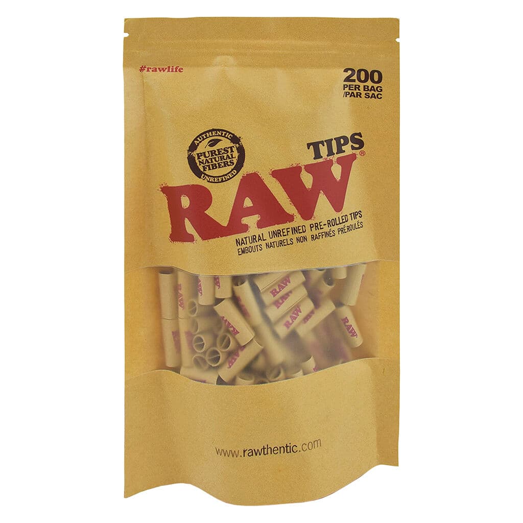 Raw - Natural Unrefined Pre-Rolled Tips