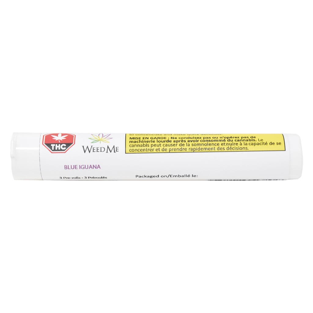 WeedMe - Blue Iguana (Double Dutch x Old Time Moonshine) Pre-Rolls - 3x0.5g