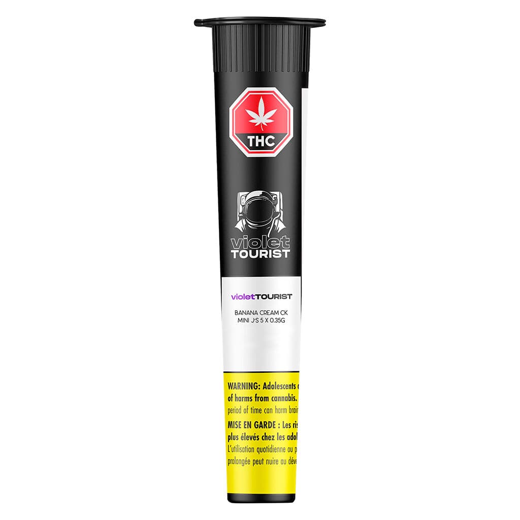 Violet Tourist - Banana Ck Infused Mini J`s (Banana Cream Ck)  - 5x0.35g
