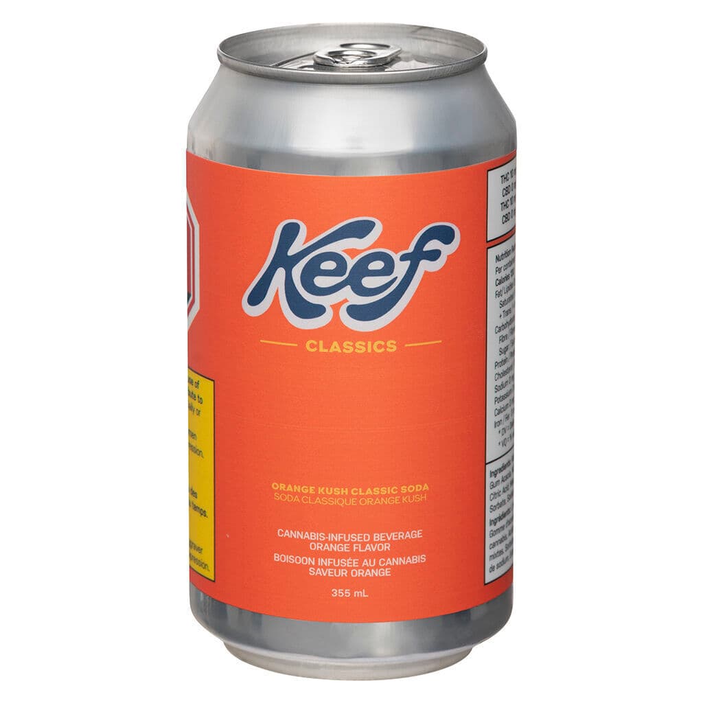 Keef - Orange Kush Classic Soda - 1x355mL