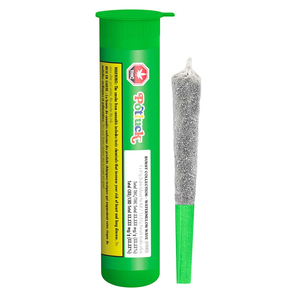 Potluck - Watermelon Wave Infused Pre-Roll - 1x0.5g