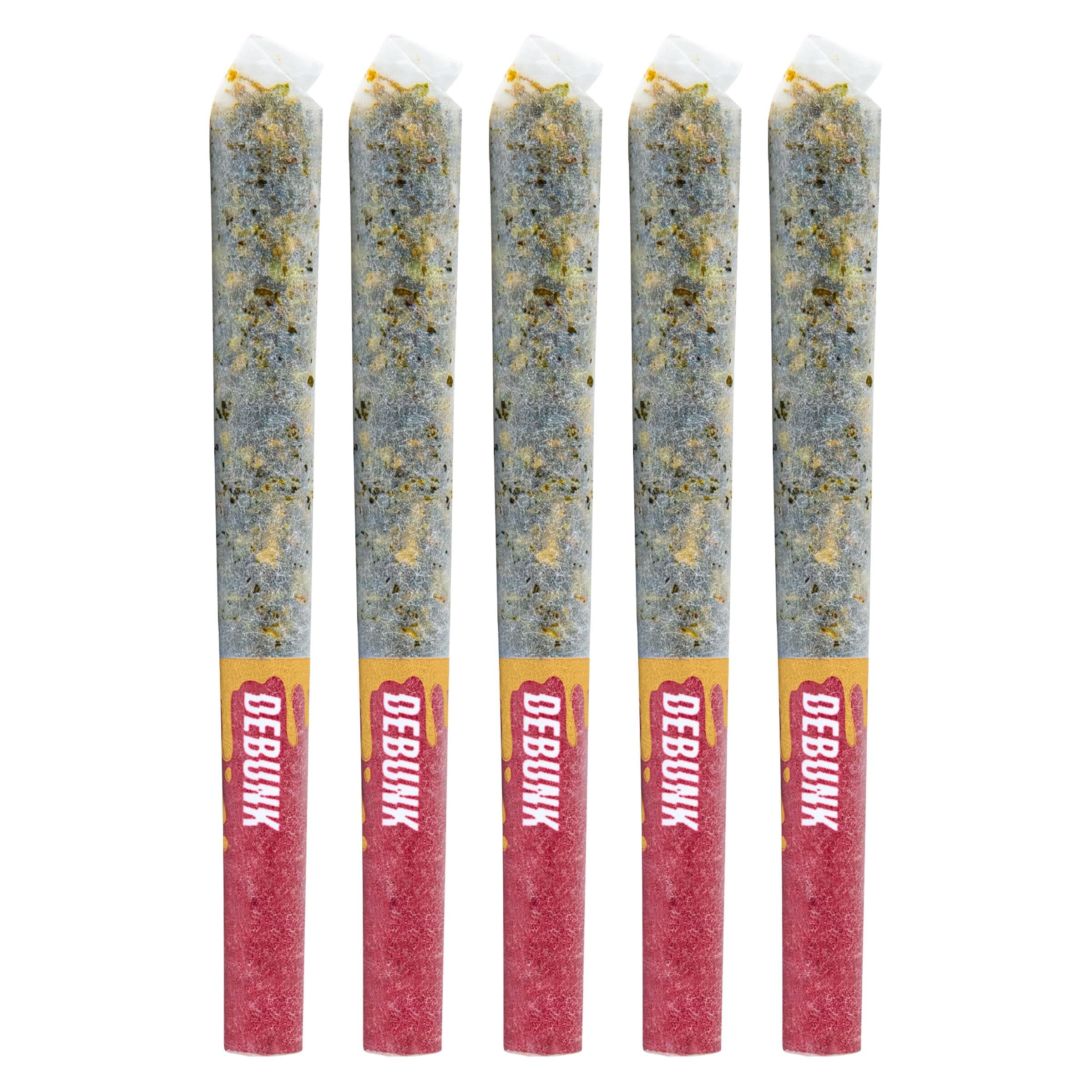 Debunk - Darts - Lemon Cherry GLTO Crushed Diamond Infused Pre-Rolls - 5x0.5g