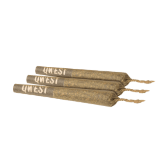 Qwest - Apricot Kush Diamond Infused Pre-Rolls - 3x0.5g