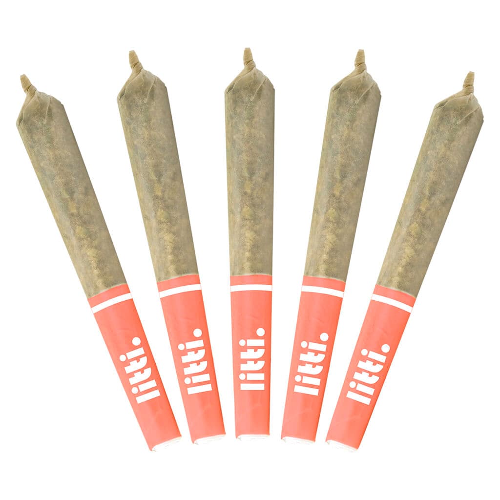 LITTI - Pushn` Peach Infused Pre-Roll - 5x0.5g