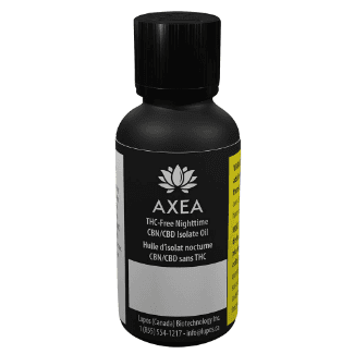 AXEA THC-Free Nighttime CBN/CBD Isolate Oil - 30mL