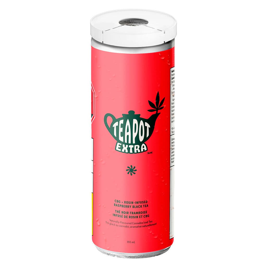 TeaPot - CBG + Rosin Raspberry Black Tea - 355ml