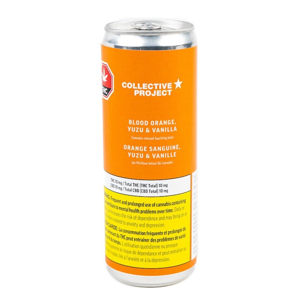 Collective Project - Blood Orange Yuzu & Vanilla Sparkling Juice - 355mL