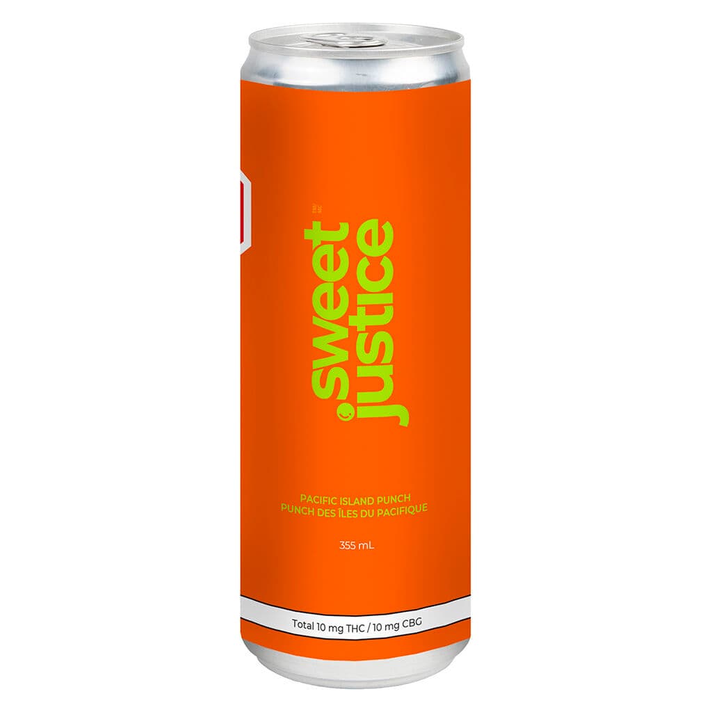Sweet Justice -Pacific Island Punch 10THC + 10CBG - 355ml