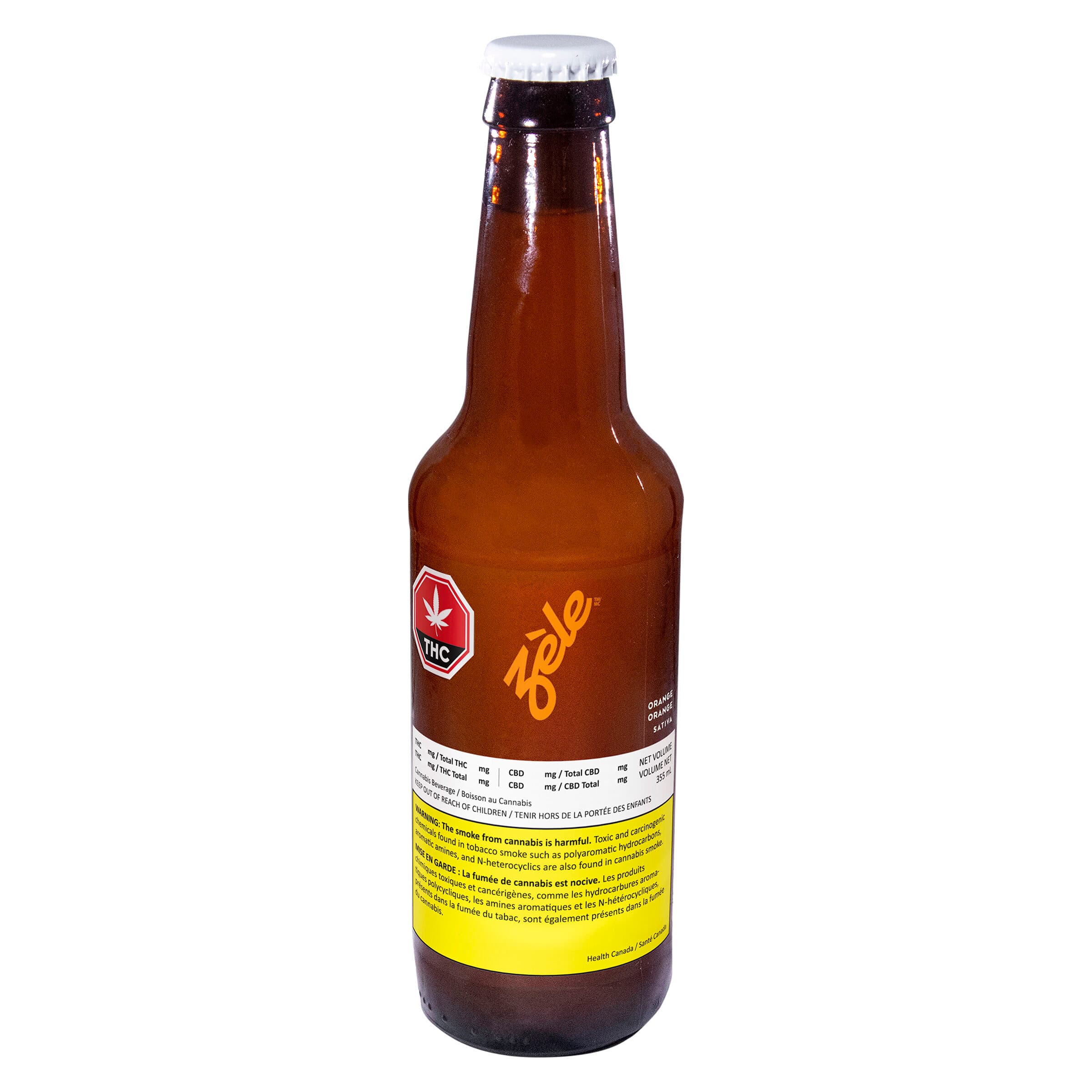 Zele - Orange Sativa Craft Soda - 355ml
