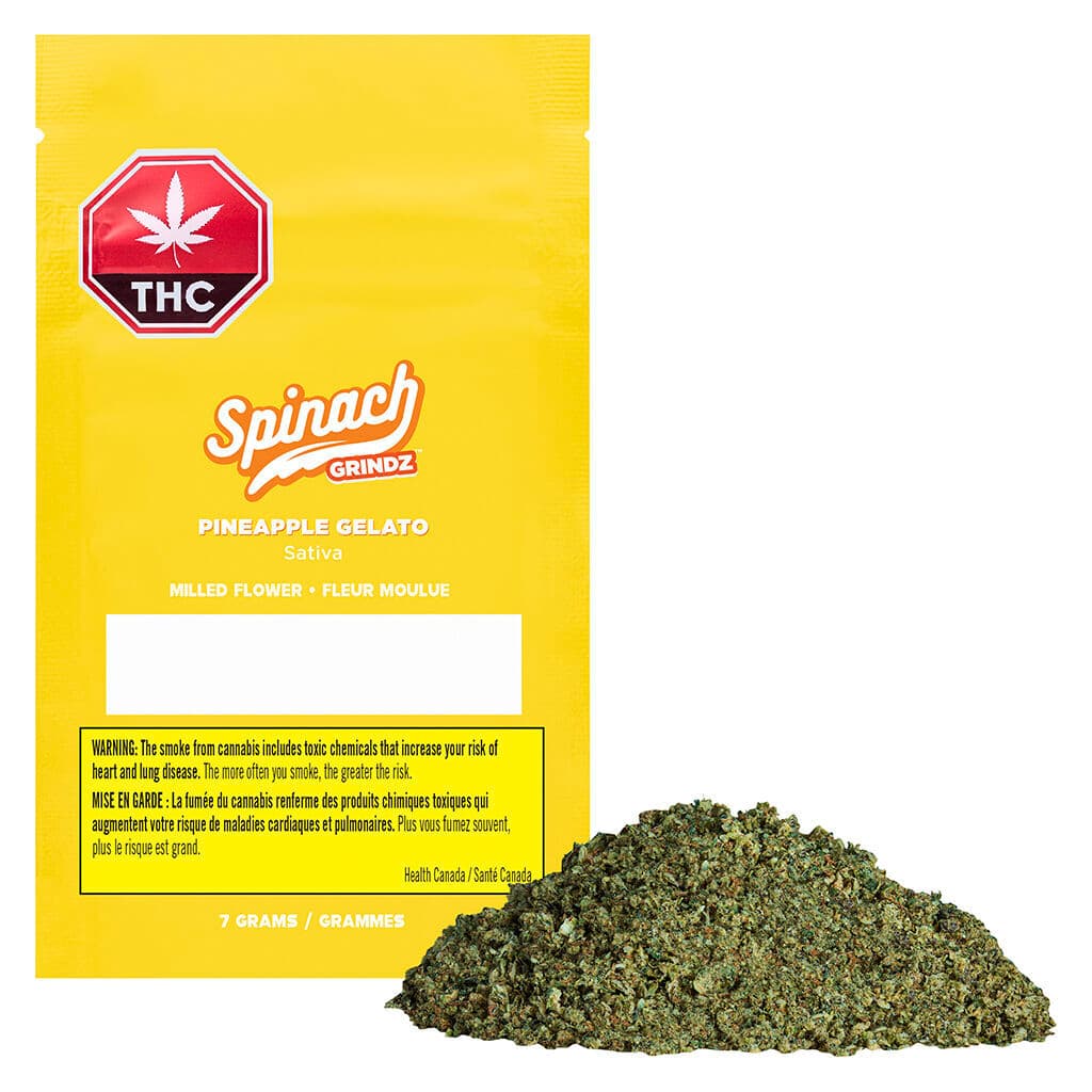 Spinach - Grindz - Pineapple Gelato (Milled) - 7g