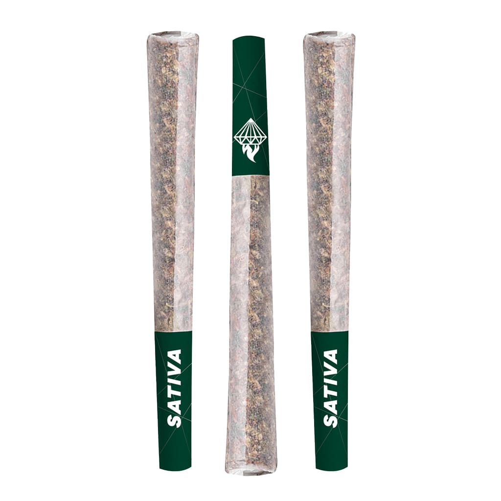 Dymond Concentrates 2.0 - Lemosa THCA Diamond Infused Pre-Rolls - 3x0.5g