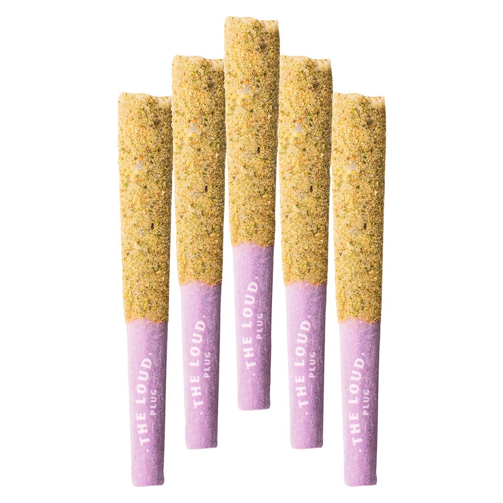 The Loud Plug - Drippyz Purple Pom-G Infused Pre-Rolls - 5x0.5g